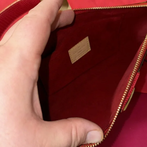 Louis Vuitton x Takashi Murakami Lizard Monogram Cerises Pochette cherry 🍒 bag - Picture 13 of 16